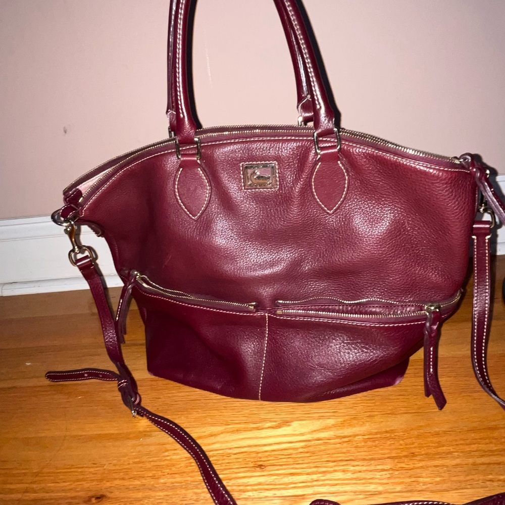 Dooney & Bourke soft pebbled leather- color Plum